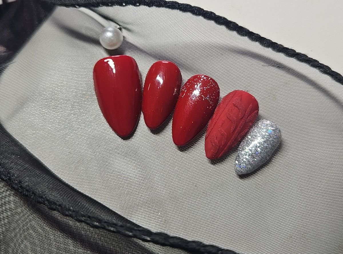 Press-On Nails Manucure Matelassée Pressonnailsdesign