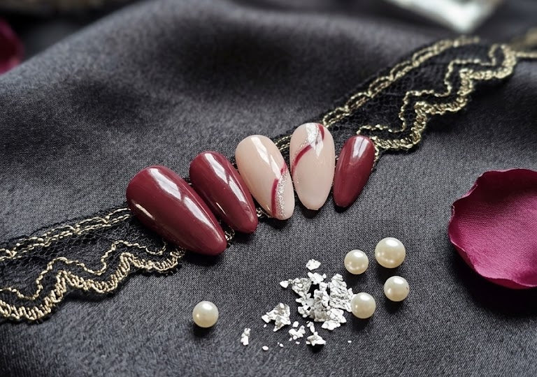 Press-On Nails Pourpre Absolu Pressonnailsdesign