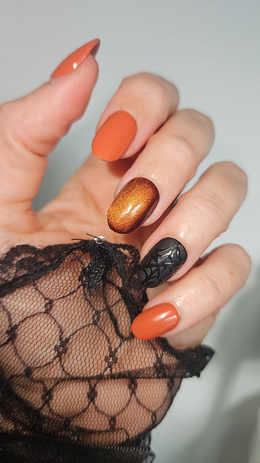 Press-On Nails Sorcellerie & Toile D' Araignées Pressonnailsdesign
