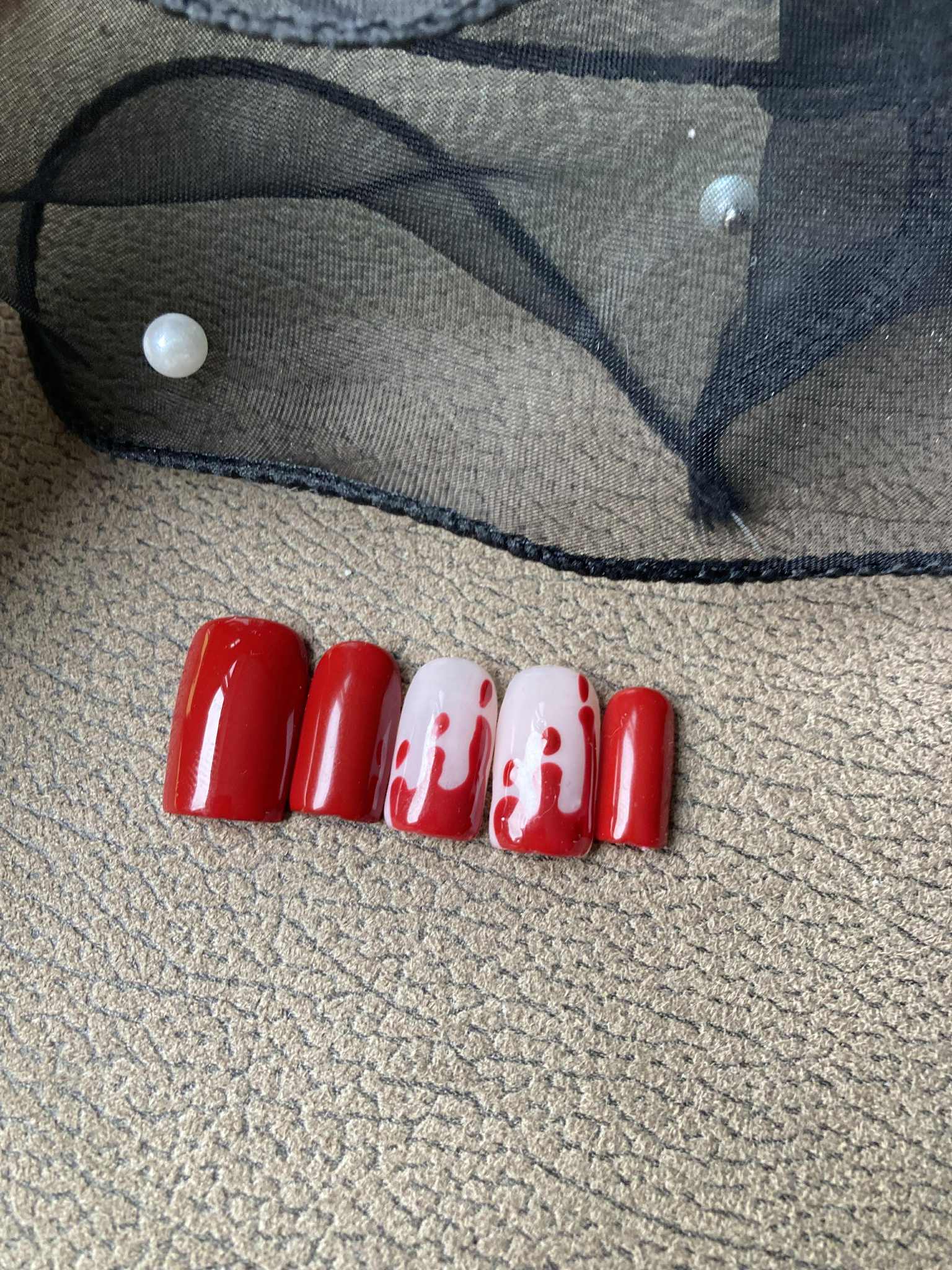 Press-On Nails Vampire Kiss Pressonnailsdesign