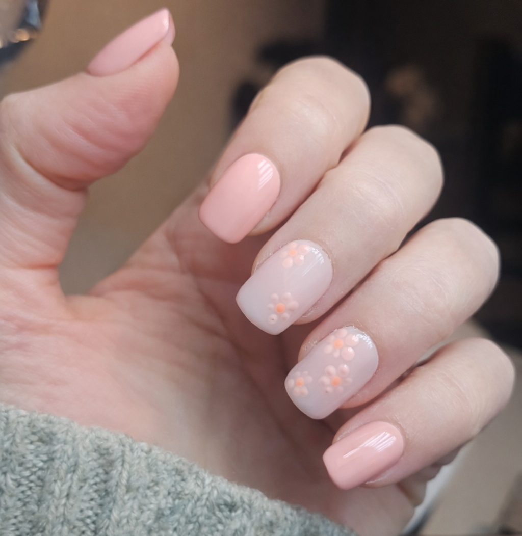 Press-On Nails Douceur florale Pressonnailsdesign