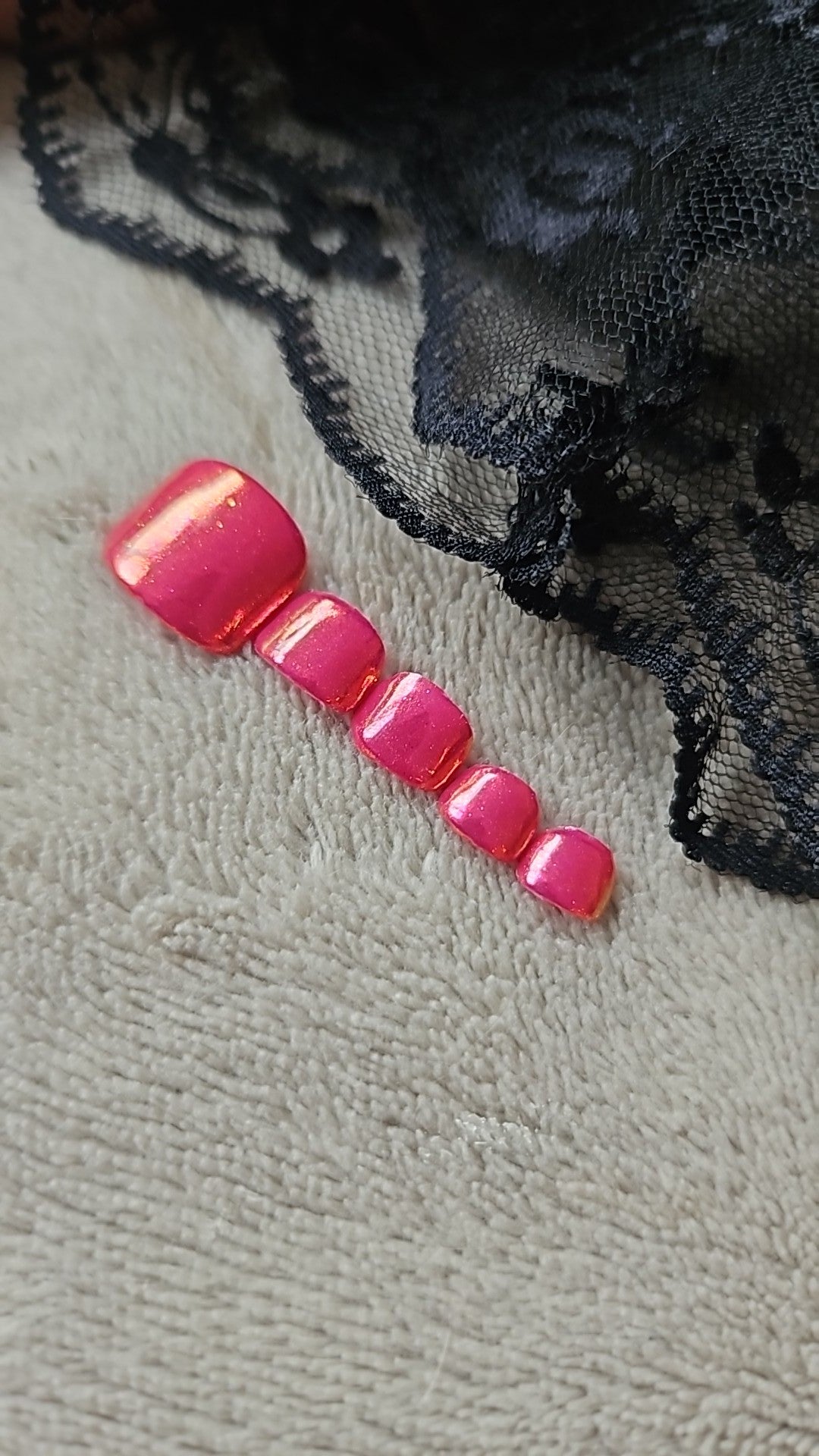 Press-on Nails Rose Miroir Pressonnailsdesign