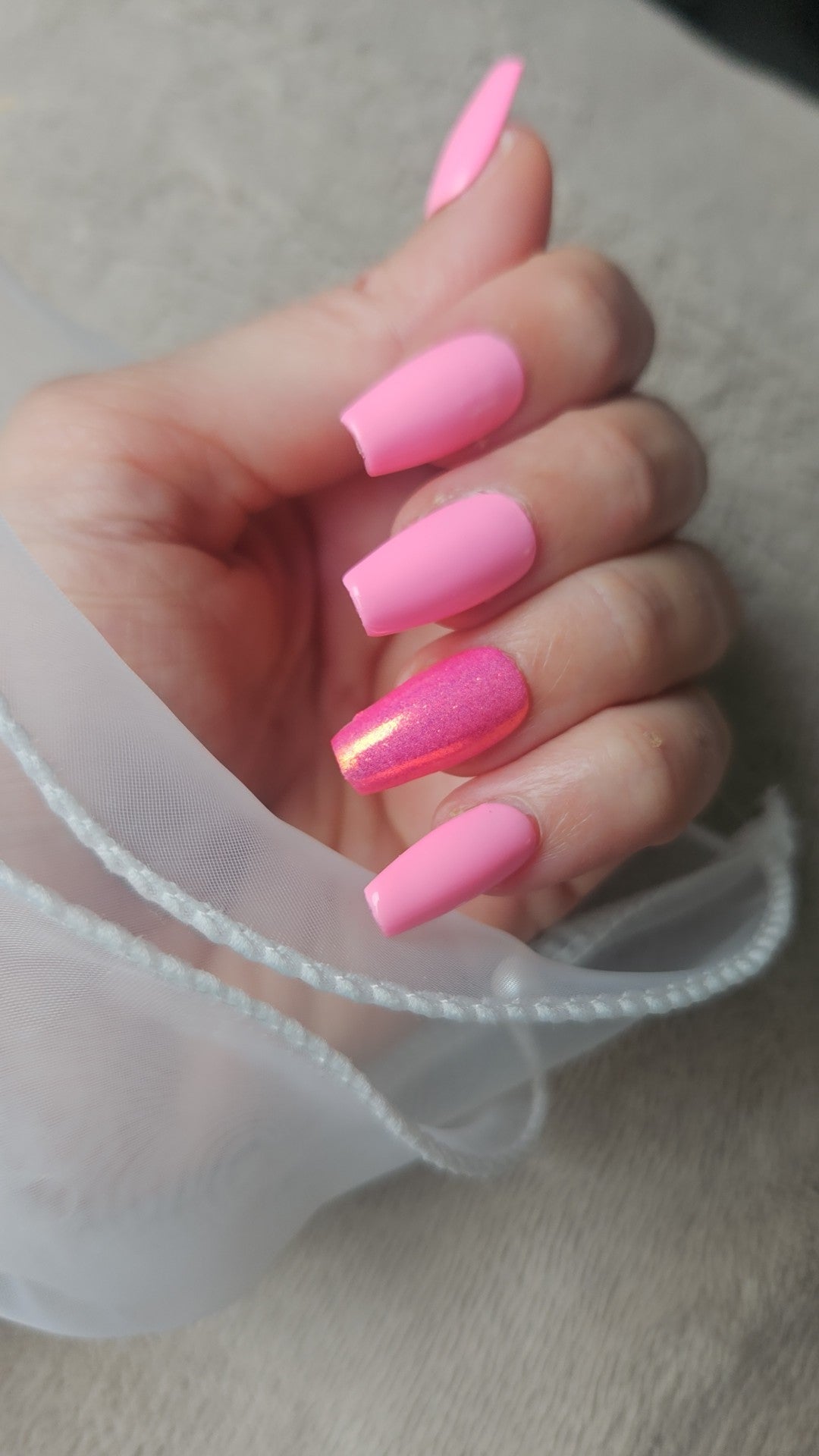 Press-on Nails Rose Profond Pressonnailsdesign