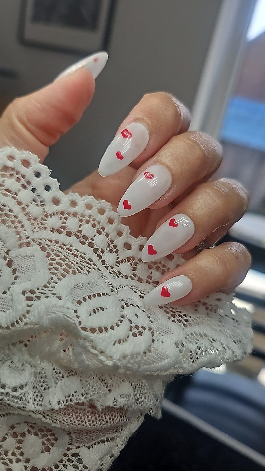 Press-On Nails Éclat Lacté & Douceur de Cœur Pressonnailsdesign