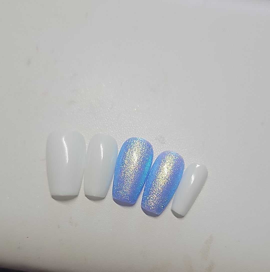 Press-On Nails Douceur Irisée Pressonnailsdesign