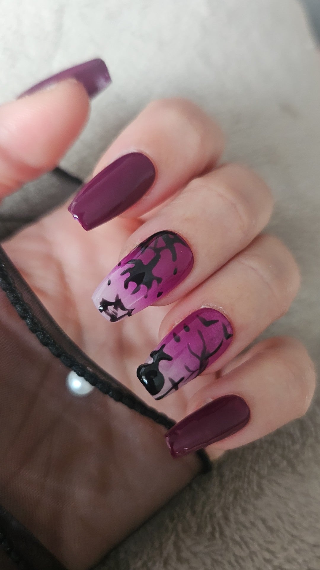 Press-on Nails Sortilège Dégradé Pressonnailsdesign