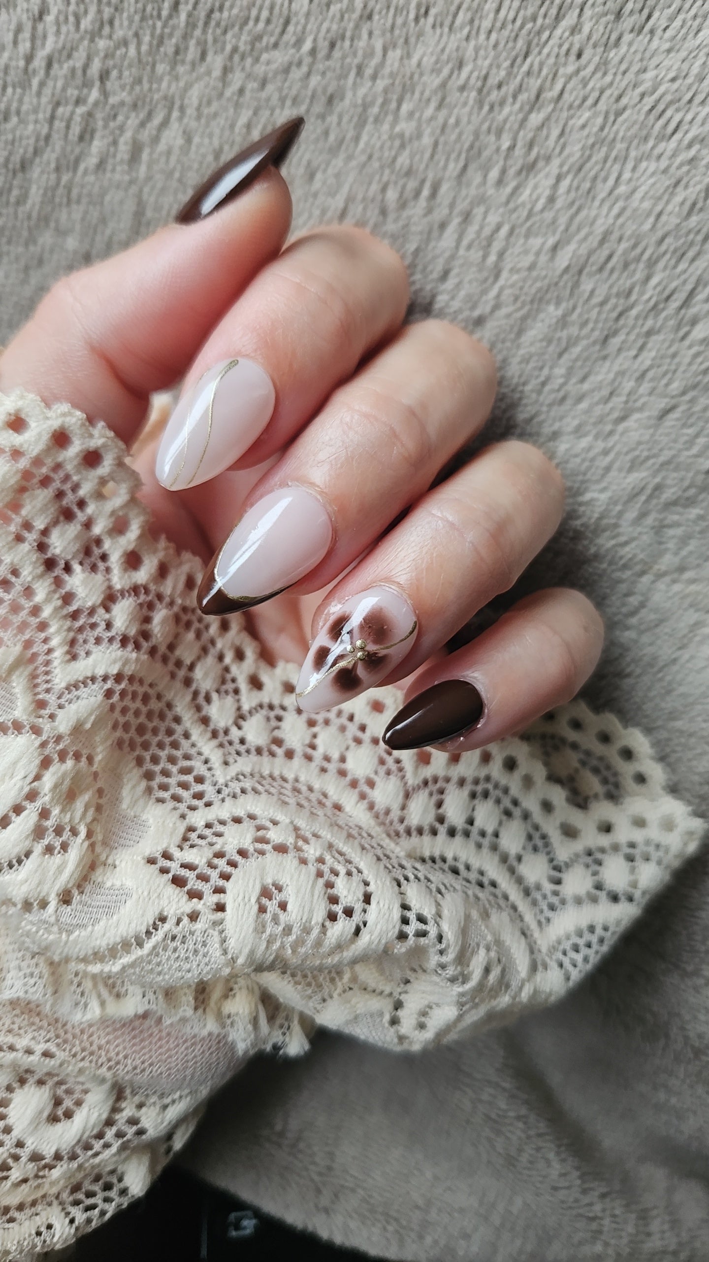 Press-On Nails Manucure Chic et Automnale Pressonnailsdesign