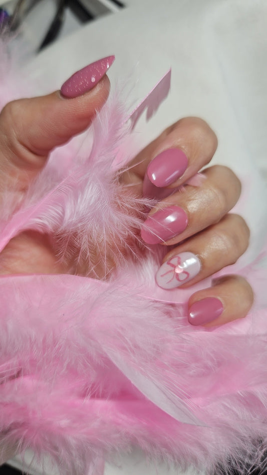 Press-On Nails Pink Dream Pressonnailsdesign