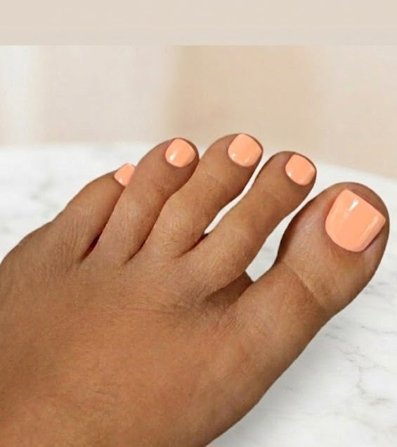 Press- On Nails Acid Peach Pressonnailsdesign