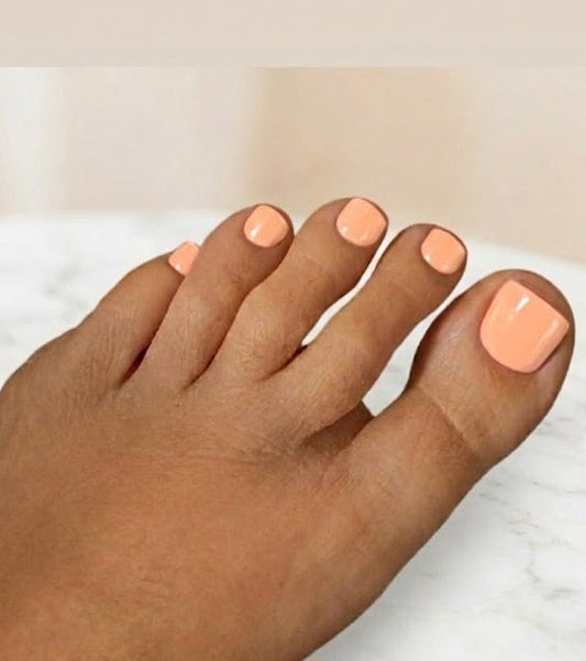 Press- On Nails Acid Peach Pressonnailsdesign
