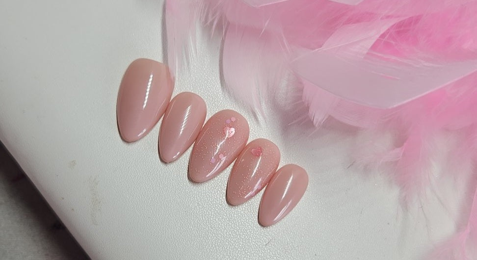 Press-On Nails Cœur de Douceur Pressonnailsdesign